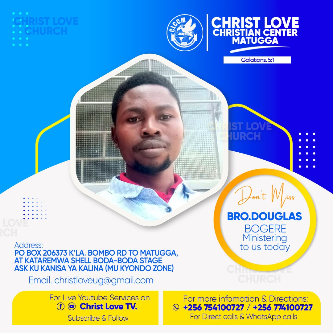 Bro. Douglas Bogere ministering